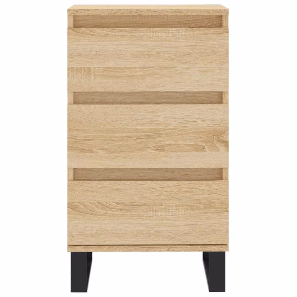 Berkfield Home Sonoma Oak Sideboard in Brown, W/D/H: 40 x 35 x 70 cm – 2