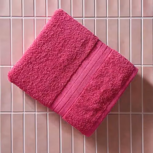 OHS 4 Pack of Pink 100% Cotton Bath Towels, W/D/H: 115 x 70 x 70 cm – 2