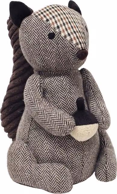 Paoletti Herringbone Squirrel Door Stop in Brown