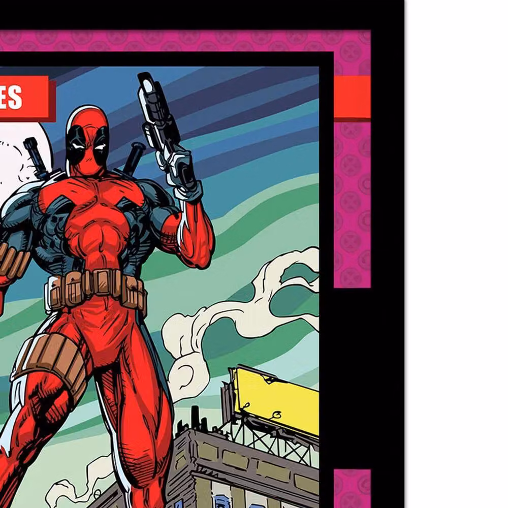 Deadpool Super Heroes Multicolour Framed Paper Poster – 2