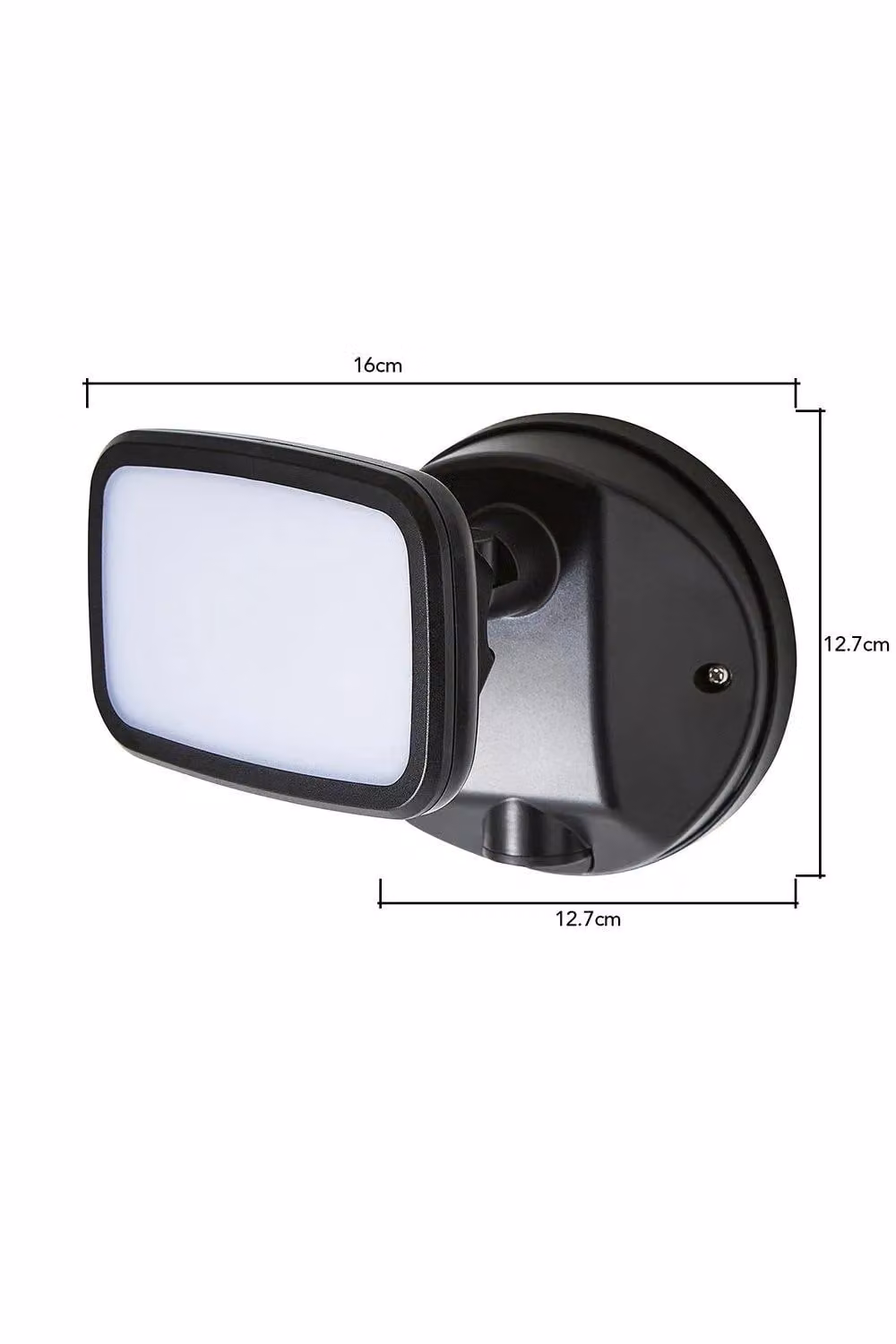 BHS Lighting Wilson Single Adjustable Outdoor Flood Light in Black – 3