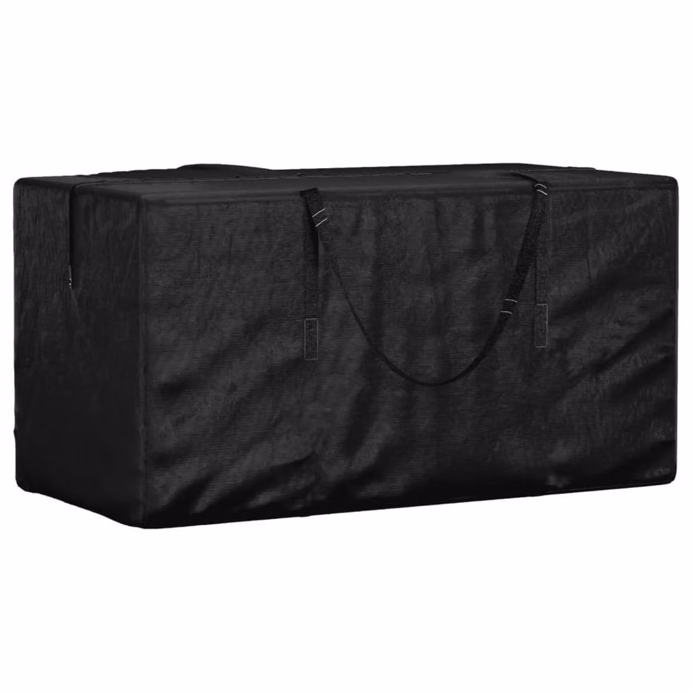 Berkfield Home Durable Garden Cushion Storage Bag in Black, W/D/H: 150 x 75 x 75 cm – 2
