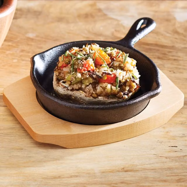 Artesa Cast Iron Mini Frying Pan in Mid Grey, W/D/H: 16 x 11.5 x 2 cm – 1