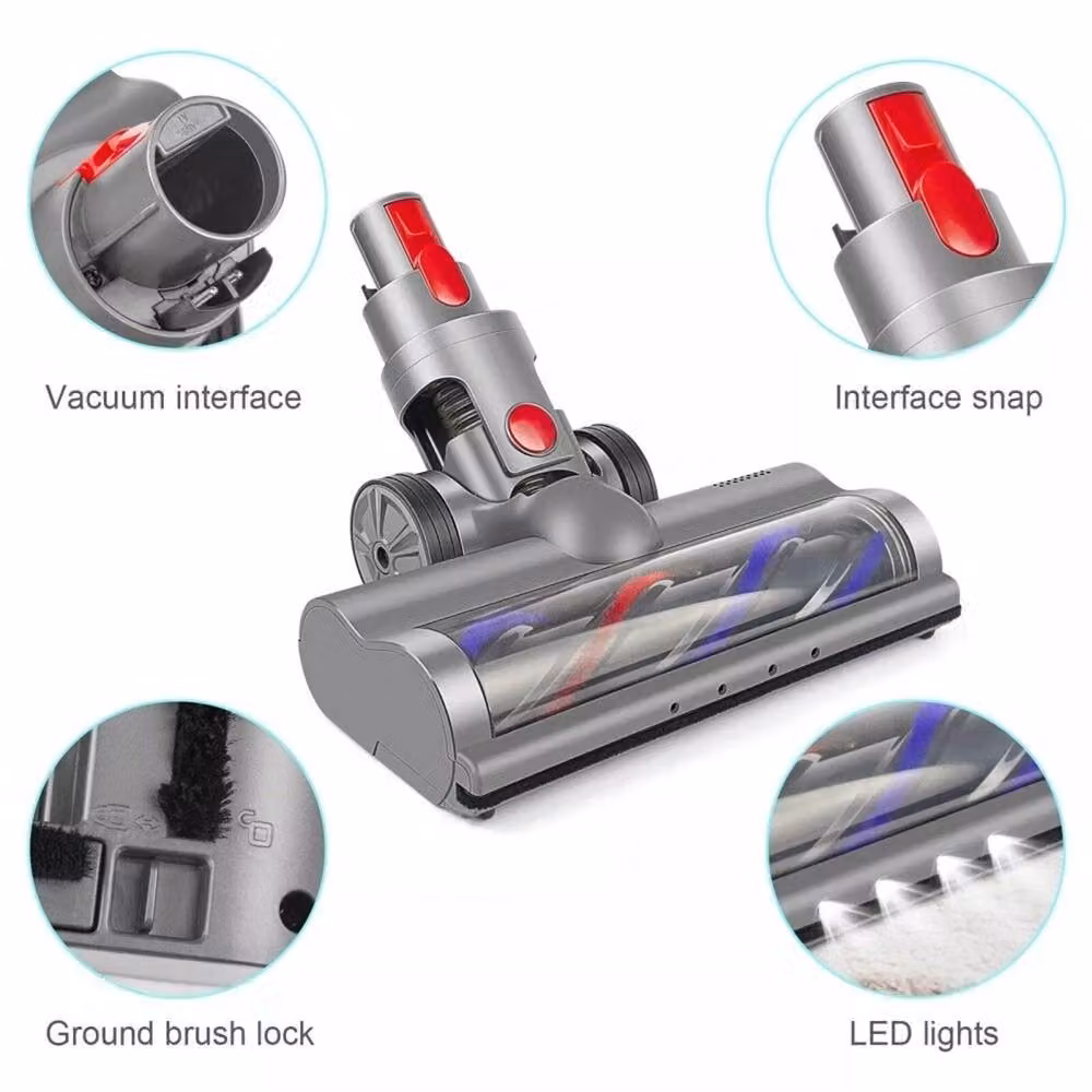 Nordara Grey Brush Head for Dyson V7 V8 V10 V11 V15 Animal Motorhead – 5