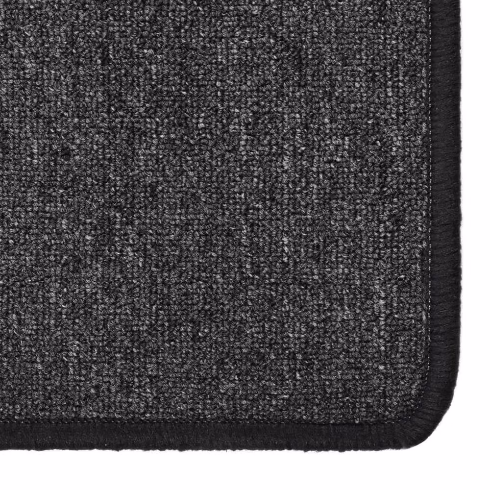 Berkfield Home Anthracite Round Carpet Runner, Grey, W: 50 cm, L: 200 cm – 1