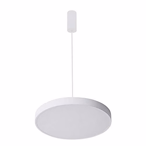 Netlighting Modern LED Suspended Pendant Light in White with Warm White 3000K 3600lm – 1