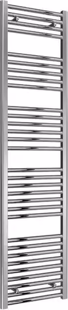 Bathroom Kingdom Diva Silver Steel Straight Heated Towel Rail H: 180 cm, W: 45 cm – 3