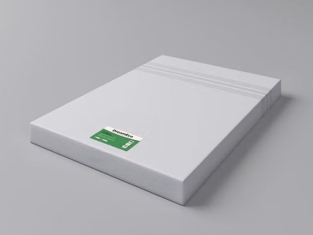 DreamEco Antibacterial Comfort Foam Mattress in White, W/D/H: 90 x 190 x 15 cm – 1