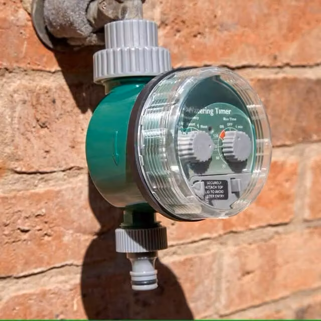 Garden Mile Electronic Automatic Water Timer in Green