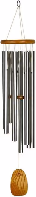 Woodstock Chimes Gregorian Silver Wind Chime - Tenor – 1