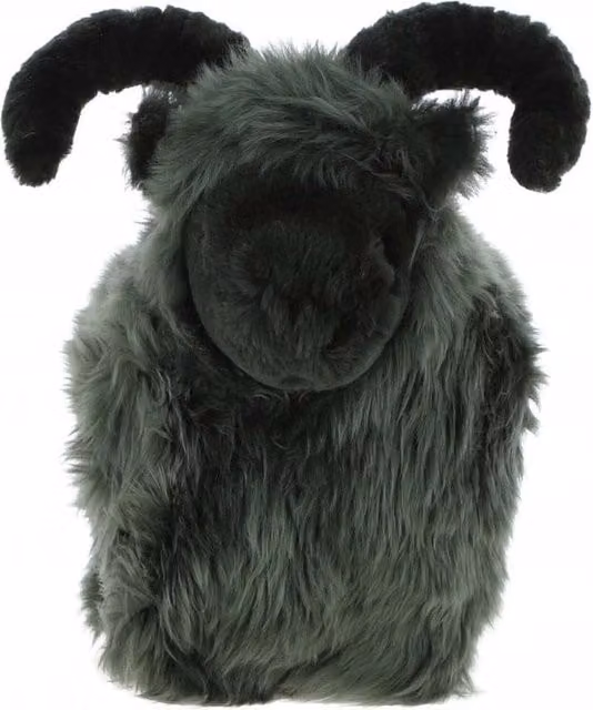 Fenland England Lucky Sheep Cypress Green Wood and Textile Animal Decor
