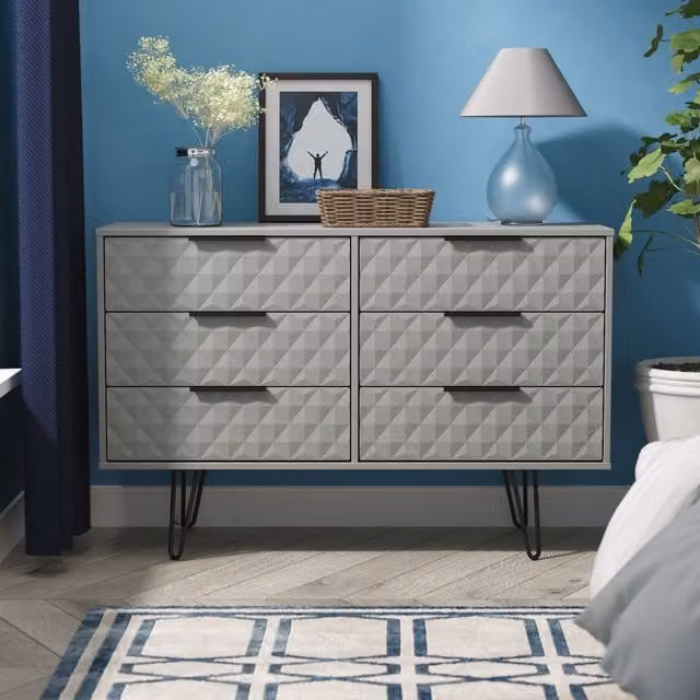 2 U Islay 6 Drawer Midi Chest in Dark Grey – 1