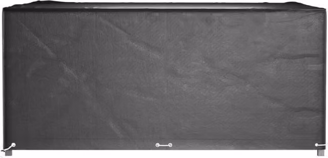 Berkfield Home Durable Square Garden Furniture Covers, 2 Pack, Black, W/D/H: 300 x 300 x 75 cm