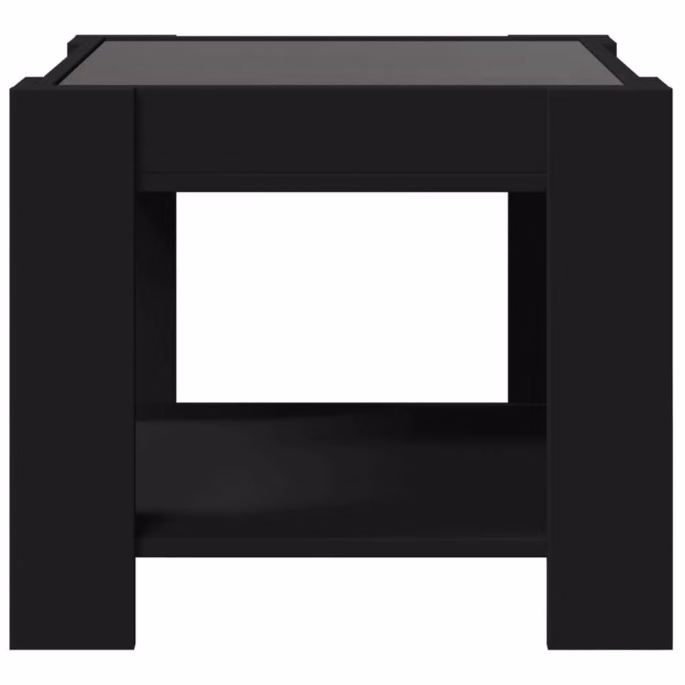 Berkfield Home Decorative LED Coffee Table in Black, W/D/H: 53 x 53 x 45 cm – 4