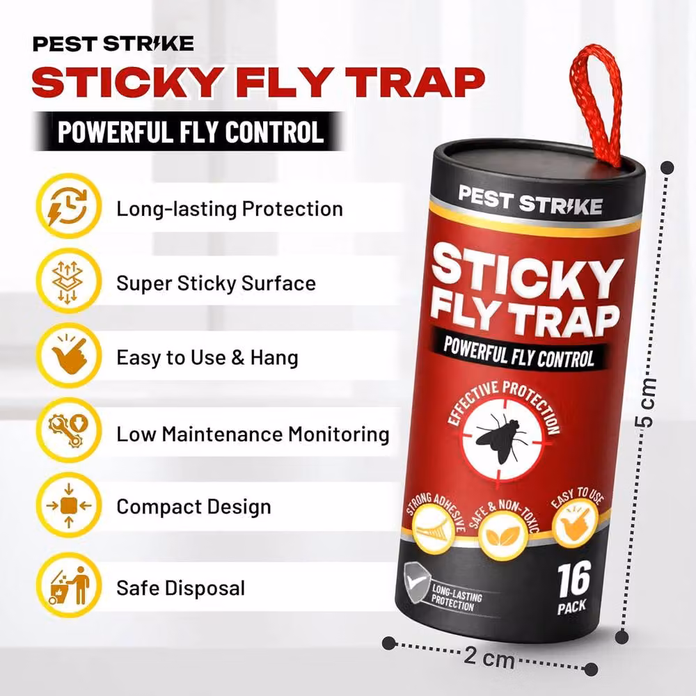 Volila 16 Pack Yellow Fly Catcher Sticky Rolls – 4