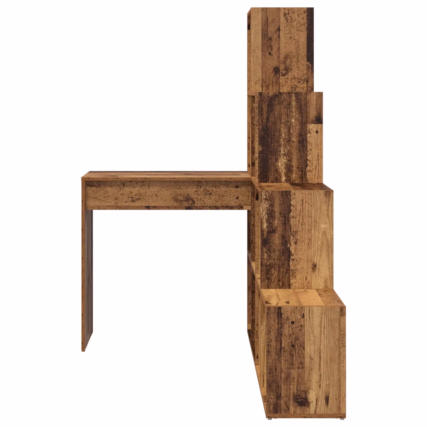 Berkfield Home Corner Desk with Storage Shelf in Brown, W/D/H: 149.5 x 101.5 x 149.5 cm – 3