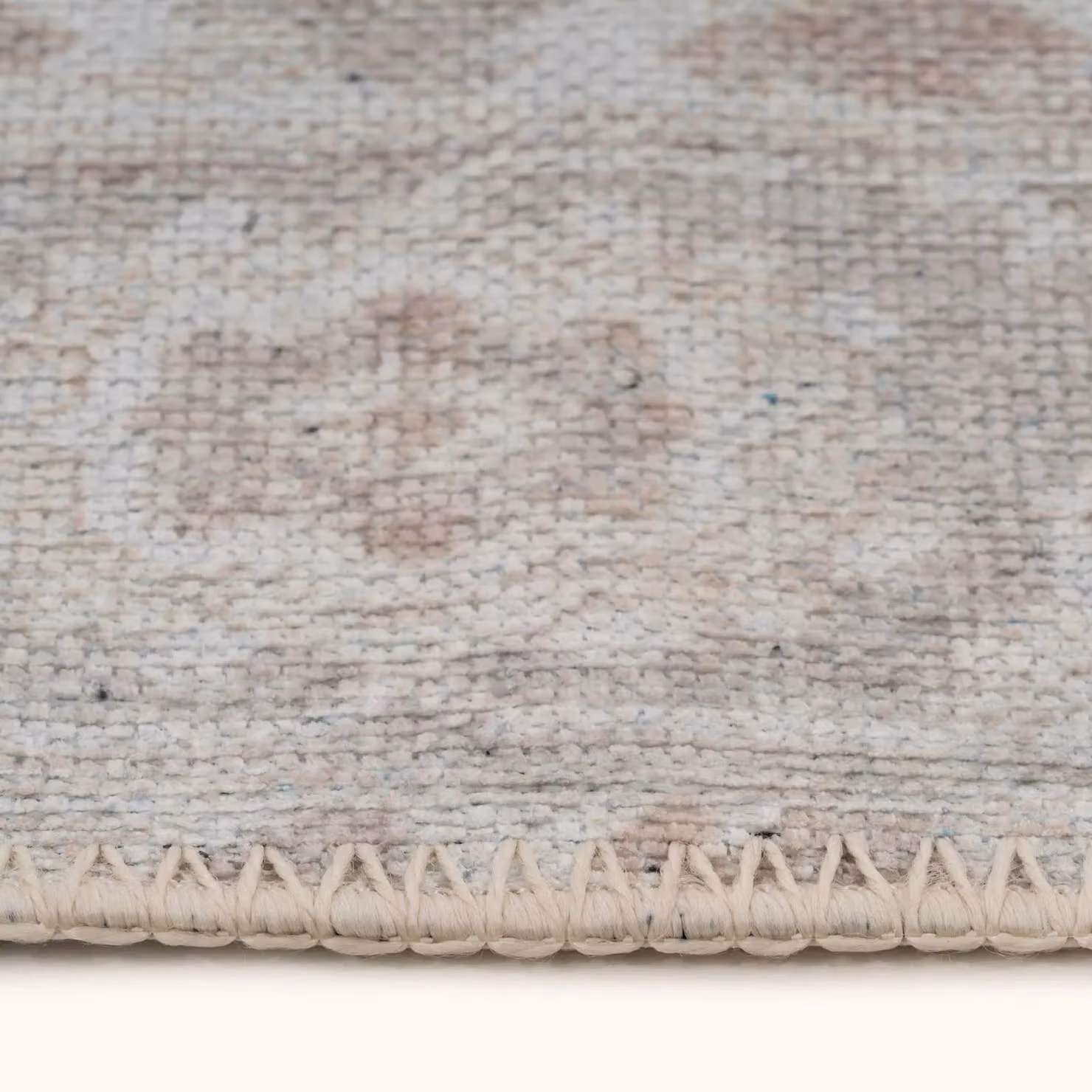 Kukoon Beige Aztec Washable Runner Rug, Geometric Non-Slip Rectangular Hallway Carpet, W: 80 cm, L: 300 cm – 3