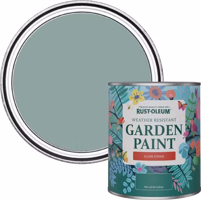 Rust-Oleum Opaque Garden Paint in Gloss Finish, Blue, 0.75 l
