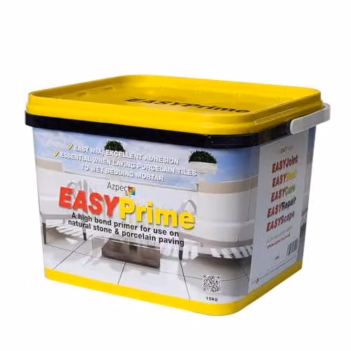 Azpects EASYPrime Tile Adhesive Bond Slurry Primer for Natural Stone and Porcelain Paving, Grey, 15 kg