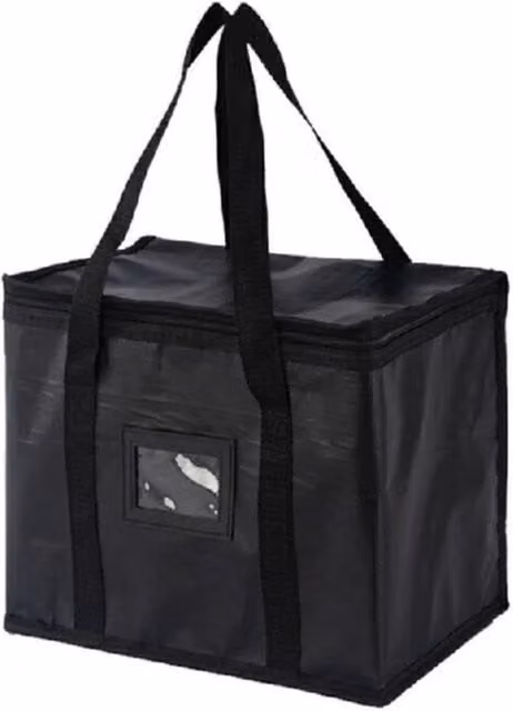 EONLION Large Insulated Food Delivery Bag in Black, 100 cm – 1