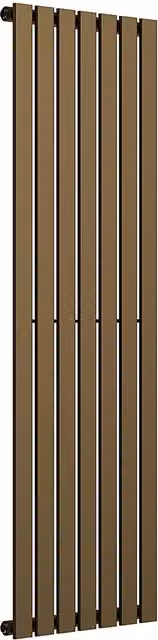 Lux Heat Vertical Towel Rail in Antique Brass, H 160 cm x W 49 cm