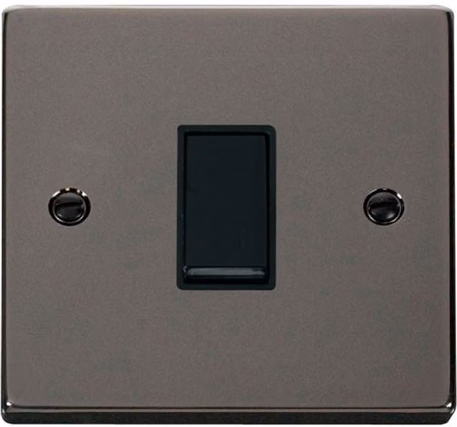 SE HOME Black Flush Intermediate Light Switch