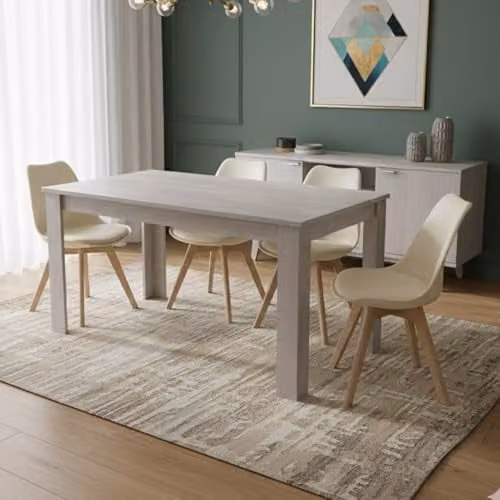 KOSY KOALA Grey Modern Dining Table Set with 4 Chairs – 1