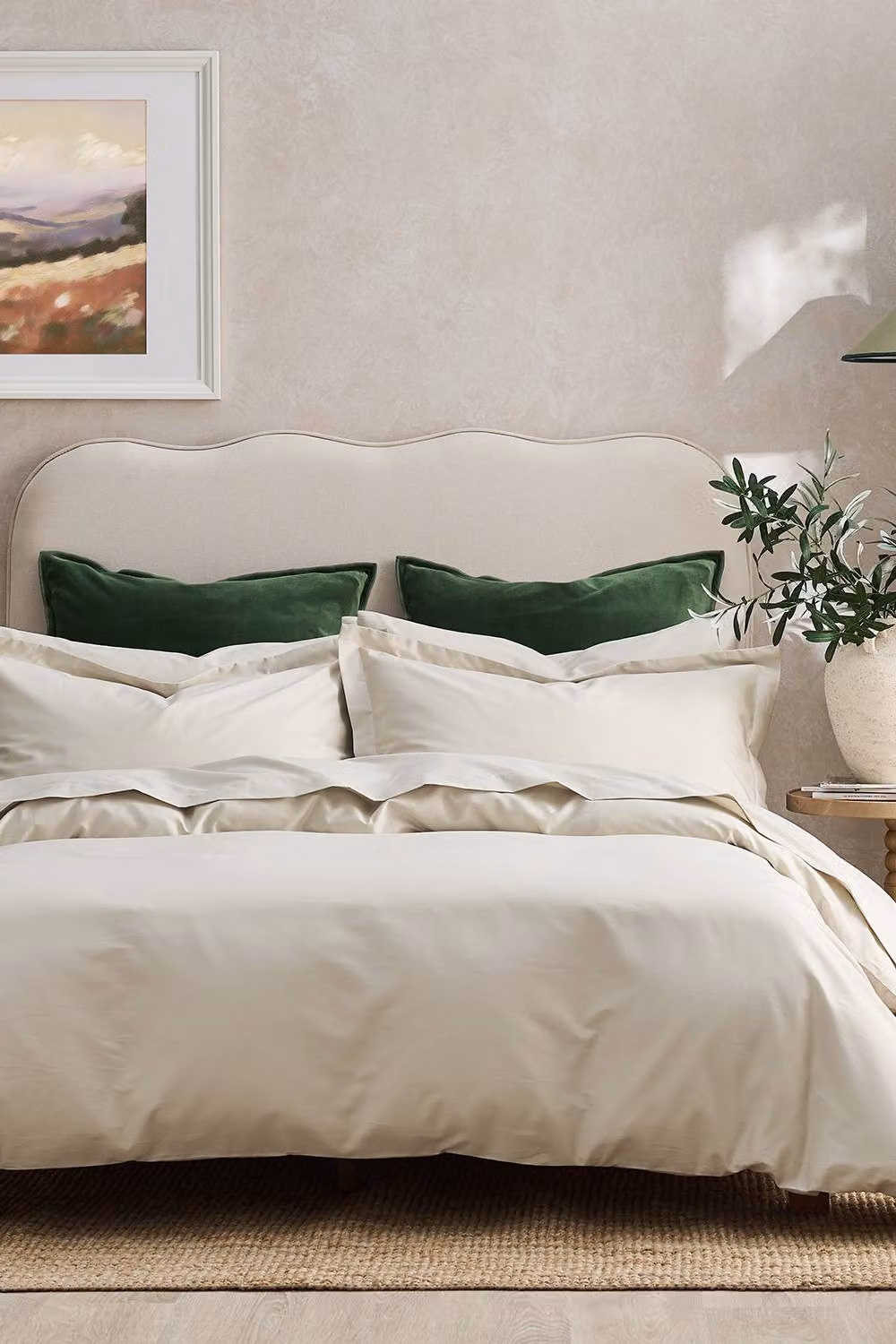 Christy 400TC Luxury Mako Satin Cotton Pillowcases, 2 Pack, Beige, W/H: 50 x 75 cm – 4
