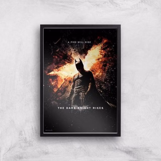 Batman The Dark Knight Rises Multicolour Graphic Paper Poster, A2