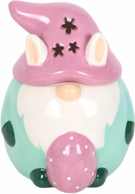 Something Different Bunny Gonk Easter Oil Burner, Multicolour, H: 13.0 cm, W: 10.5 cm, D: 10.2 cm
