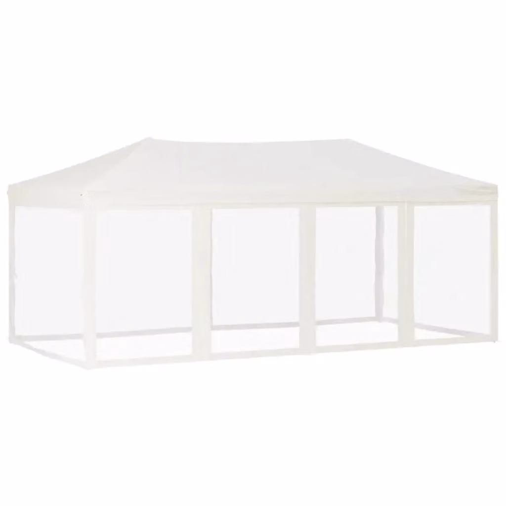 Berkfield Home Folding Party Tent with Sidewalls in Beige, W 6 m x D 3 m x H 3 m – 2