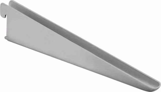 RBUK 10 Pack Silver Twin Slot Brackets, 17 cm