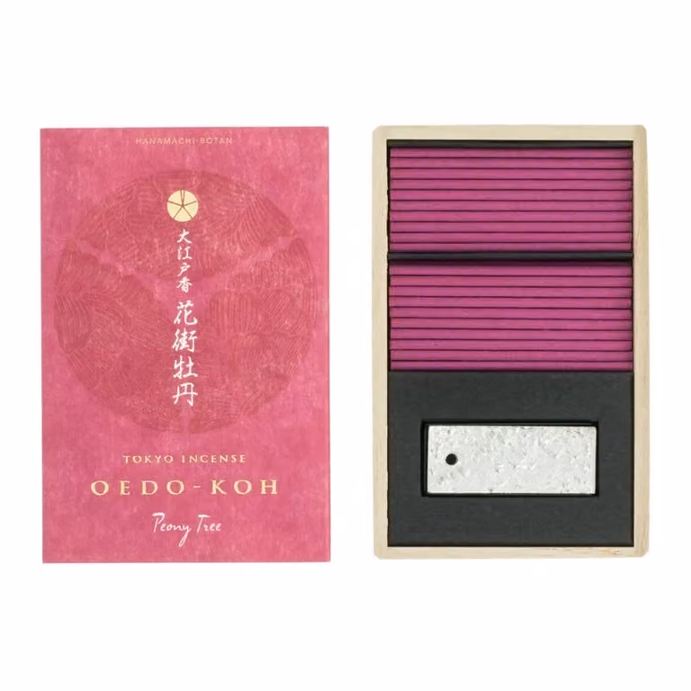 Nippon Kodo OEDO-KOH Peony Tree Pink Floral Incense Sticks