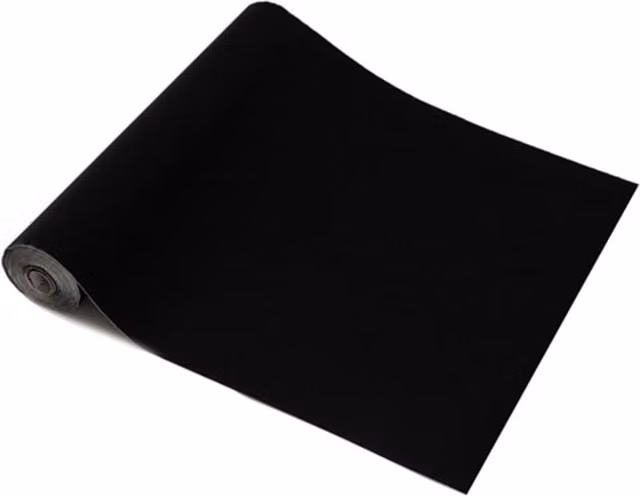 D-C-Fix Black Velour Self Adhesive Vinyl Wrap Film, W: 45 cm, L: 500 cm – 1