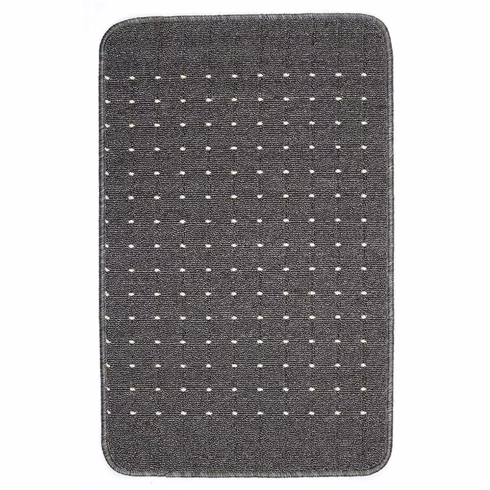 The Rug Shop UK Lead Grey Machine Washable Anti-Slip Rectangular Floor Mat, W: 67 cm x L: 180 cm – 2