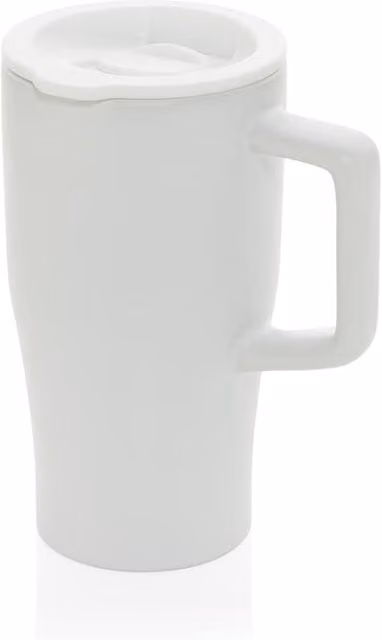 XD Design Luxe Quencher Ceramic Travel Mug in White
