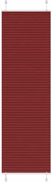 Berkfield Home Single Pleat Corded Blind in Bordeaux Red, W: 55 cm, H: 200 cm – 1