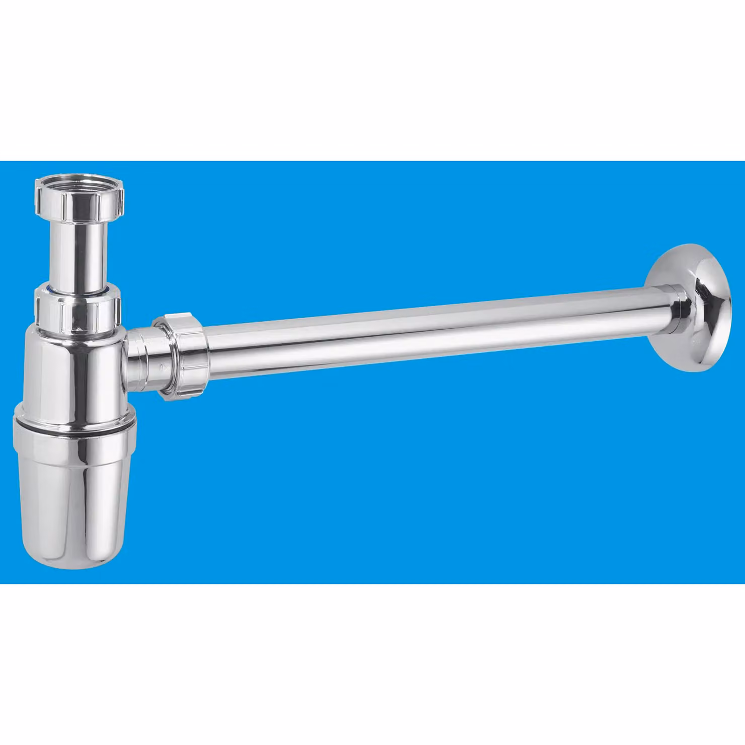 McAlpine A32UK-CP Chrome Basin Kit with Plastic Bottle Trap in Silver – 2