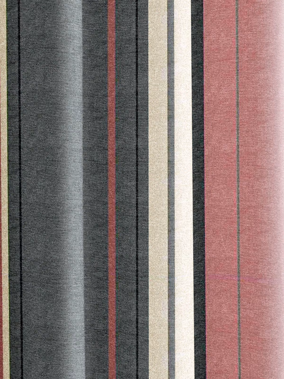 Fusion Whitworth Stripe Fully Lined 100% Cotton Eyelet Curtains in Pink, Width: 229 cm, Drop: 229 cm – 3