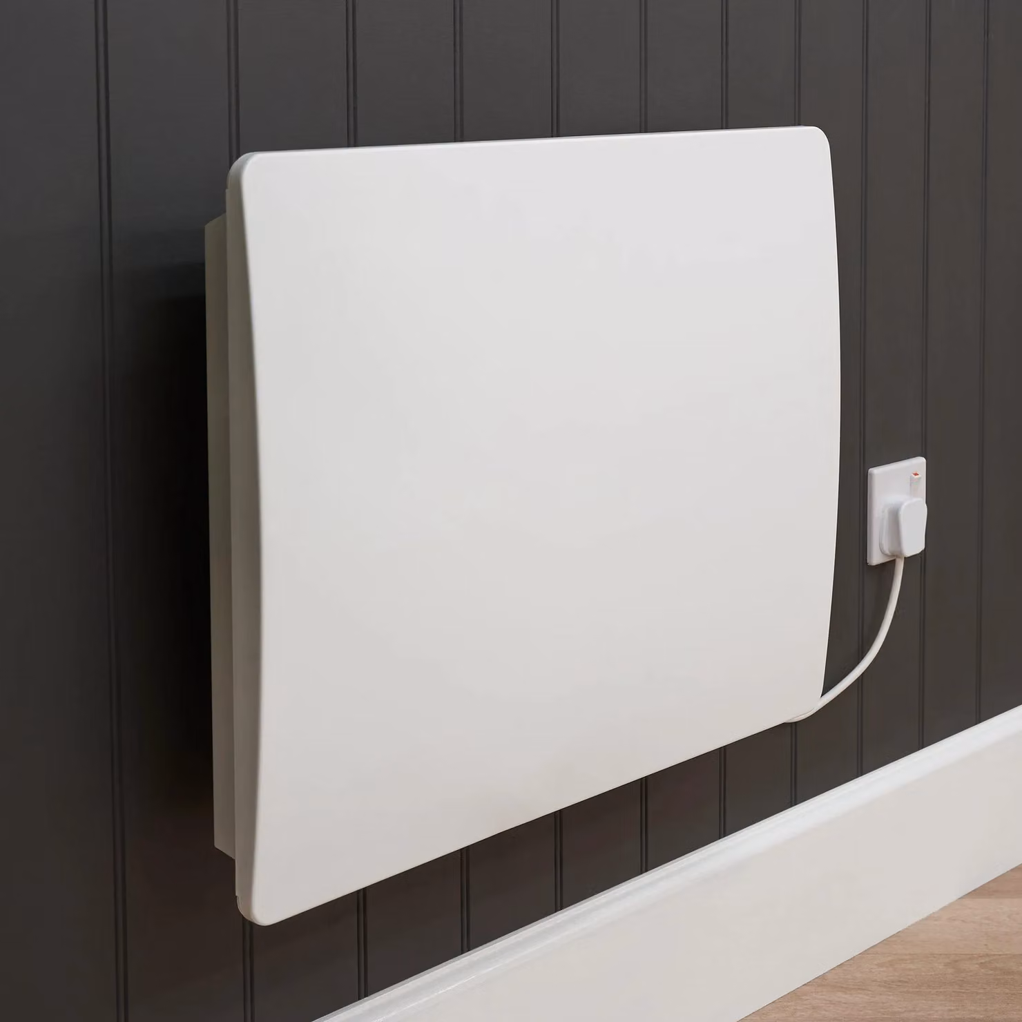Adam Fires & Fireplaces Adam Solis 1000W White Ceramic Core Wall Mounted Electric Radiator – 7