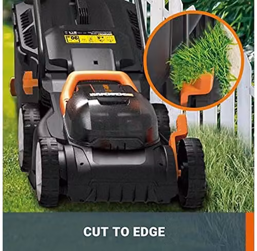 WORX PowerShare 40V Cordless Rechargeable Lawnmower, 34cm, Black – 3