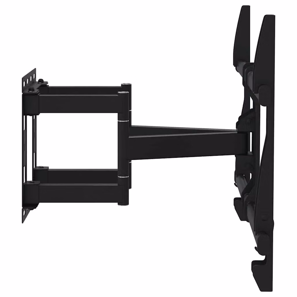 Berkfield Home Black Steel Wall Mounted TV Mount for 37-80 Inch Screens, Max VESA 600x400 mm, 40kg Capacity – 3