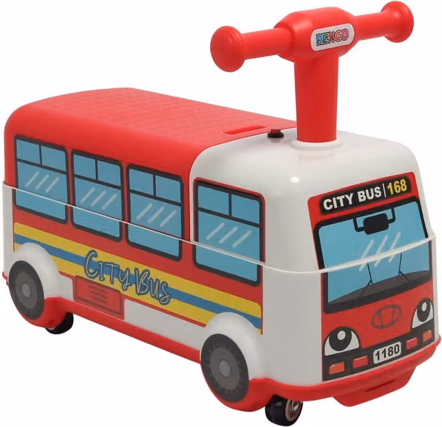 Rexco Red Sensory Motor Vehicle with Light and Sound for Kids