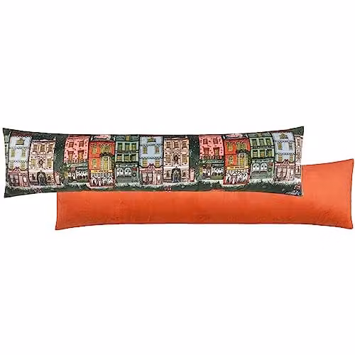 Furn Christmas Spirit Festive Draught Excluder, Multicolour, W: 92 cm, H: 20 cm – 1