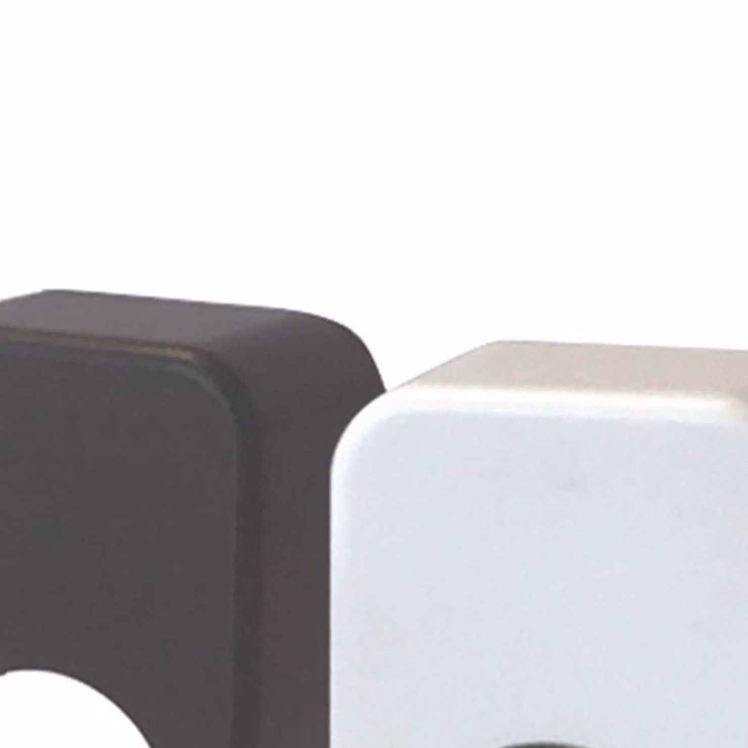 Deta Vimark Wired Mains Doorbell Bell Push with Black and White Covers – 2