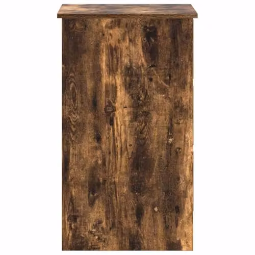 vidaXL Modern Writing Desk in Smoked Oak, W 90 cm x D 45 cm x H 76 cm – 6