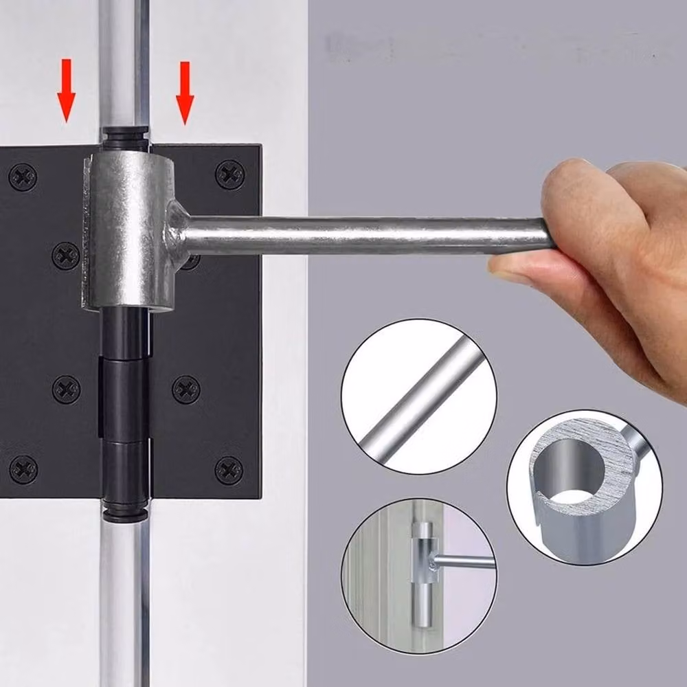 FLAVORA Silver Steel Door Hinge Adjustment Tool Double-sided Wrench Repair Spanner – 2