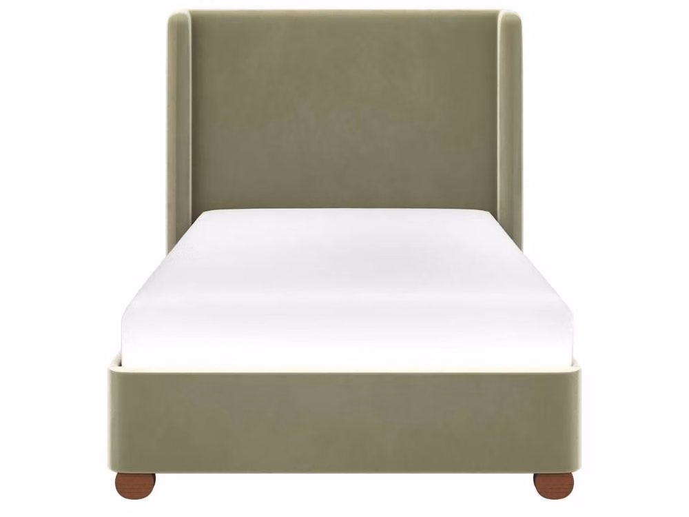 Flair Alma Single Winged Headboard Bed in Green – 4