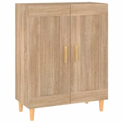 vidaXL Sideboard in Sonoma Oak, Brown Engineered Wood, W/D/H: 69.5 x 34 x 90 cm – 1