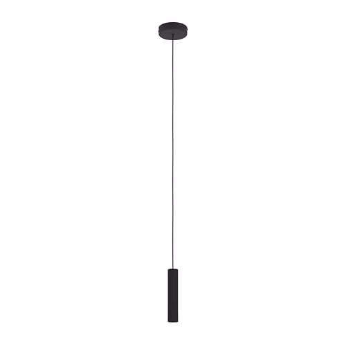Eglo Almudaina LED Pendant Lamp in Black Metal for Dining Rooms